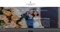 Desktop Screenshot of produccionesaxarmedios.com